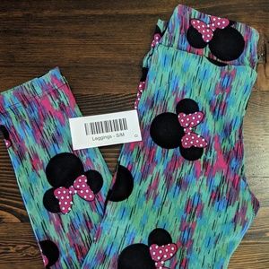 Lularoe Kids minnie mouse leggings